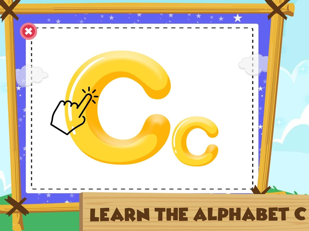 C Alphabet Learning Kids Games скачать бесплатно Детские на Android из  каталога RuStore от The Learning Apps - Educational Apps for kids