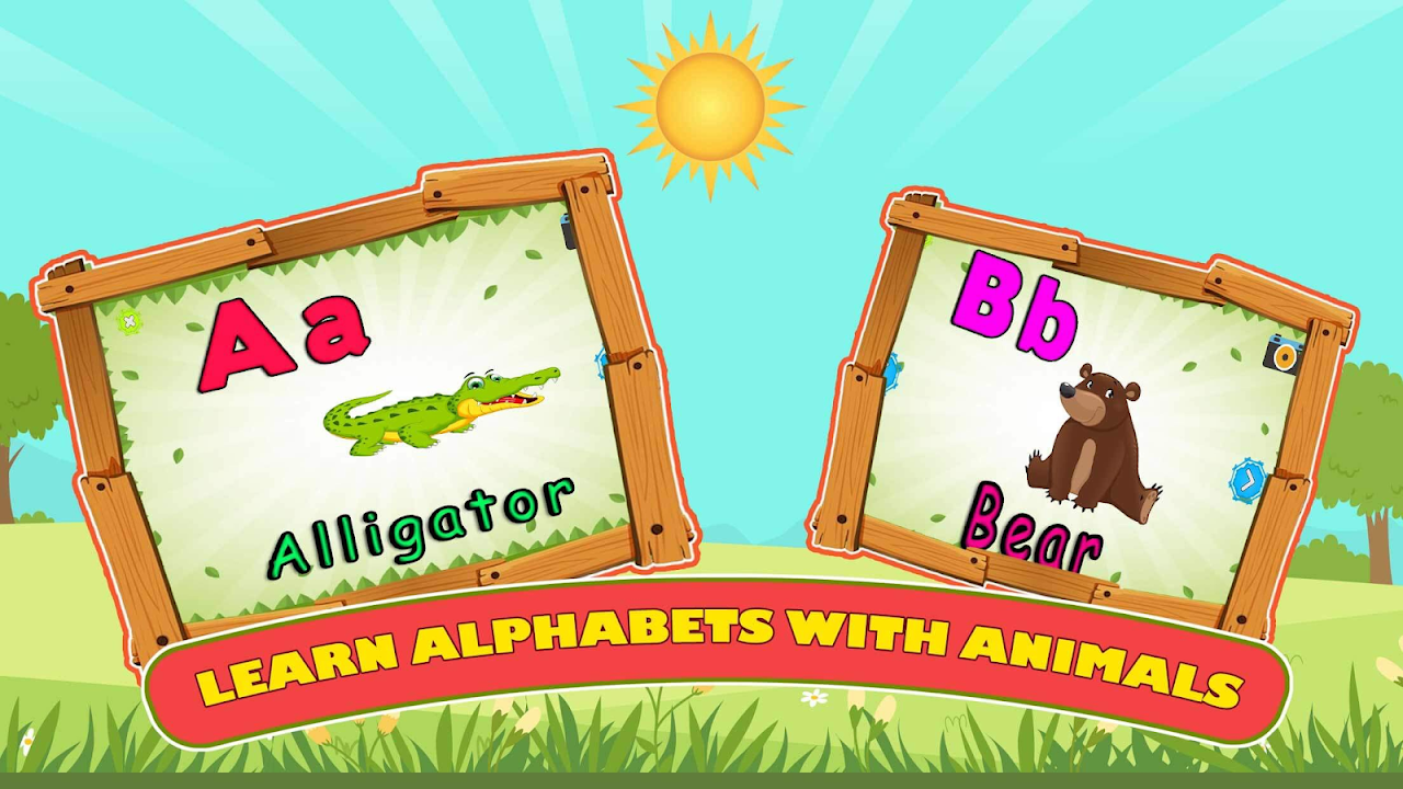 Abc Animals Kids Games - Animal Alphabet Tracing скачать бесплатно Детские  на Android из каталога RuStore от The Learning Apps - Educational Apps for  kids