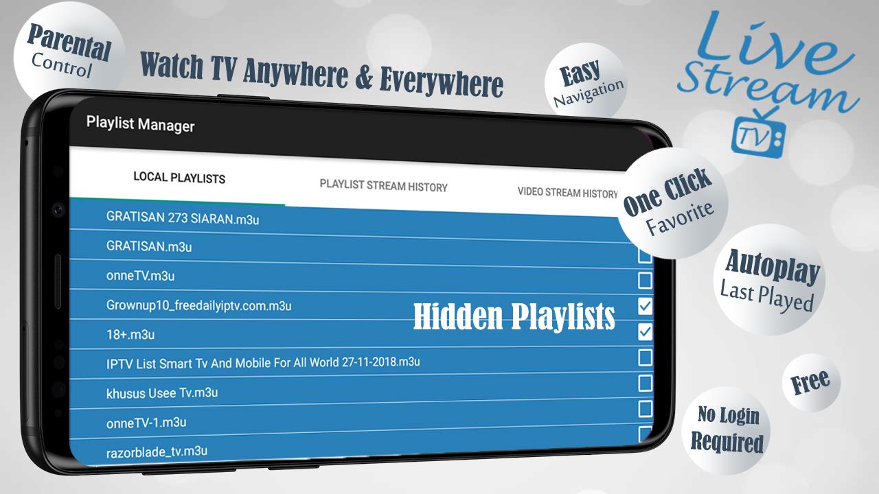 Livestream TV - M3U Stream Player IPTV скачать бесплатно Развлечения на  Android из каталога RuStore от Ahmad Dwi Santoso