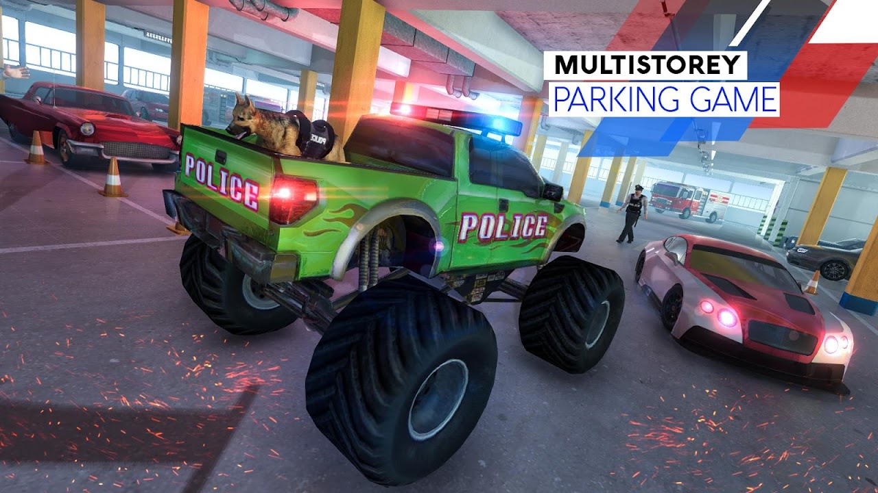 US Police Dog Transport: Multi Level Parking Game скачать бесплатно  Симуляторы на Android из каталога RuStore от Hardip somani