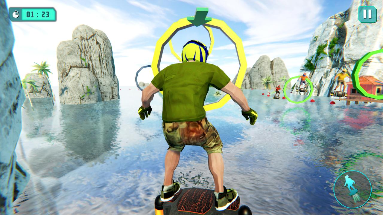 Jetpack Flyboard- Water Race скачать бесплатно Гоночные на Android из  каталога RuStore от RedMatrix Studio