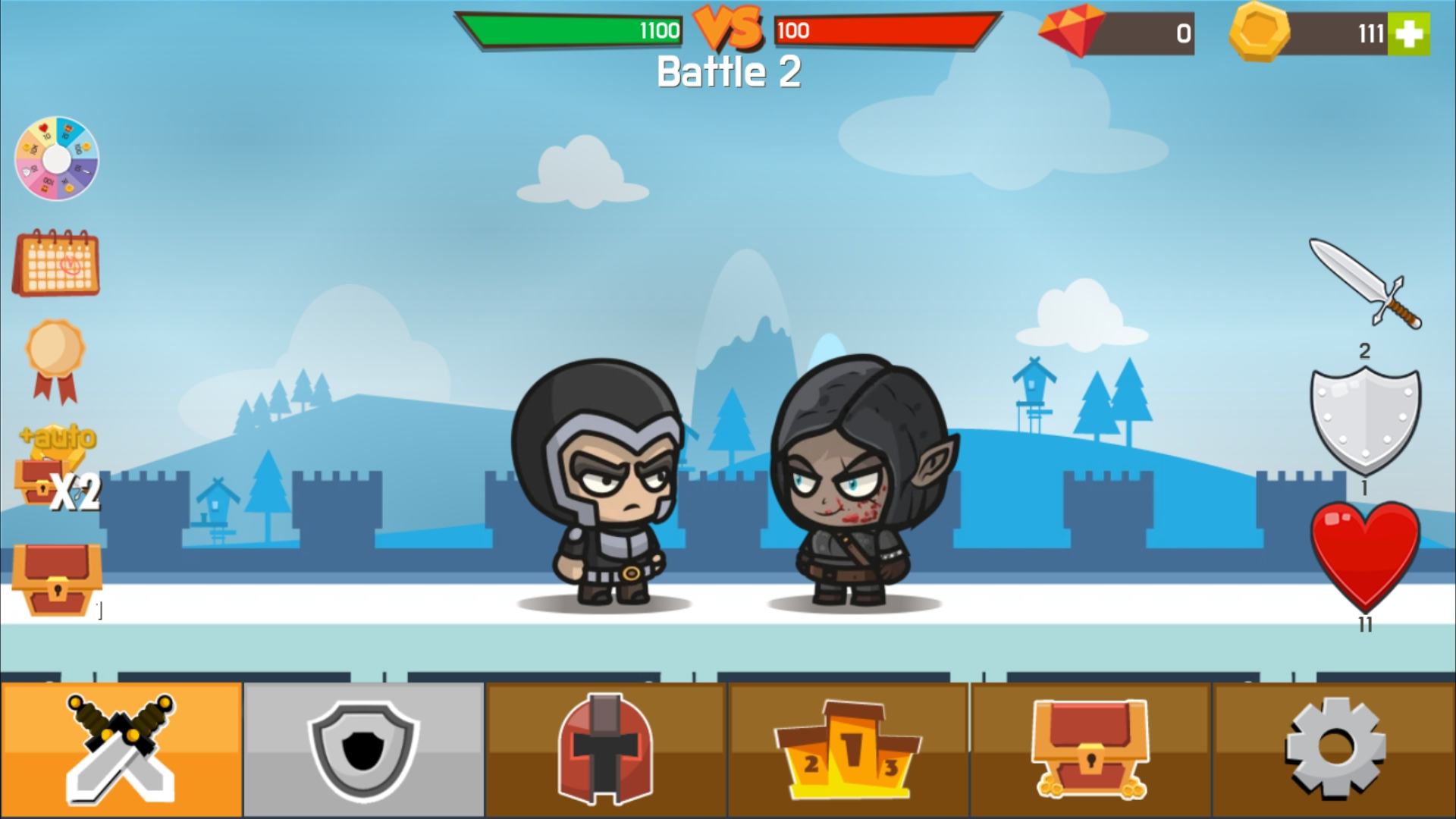 Hero Battles скачать бесплатно Ролевые на Android из каталога RuStore от  ZloyAlex