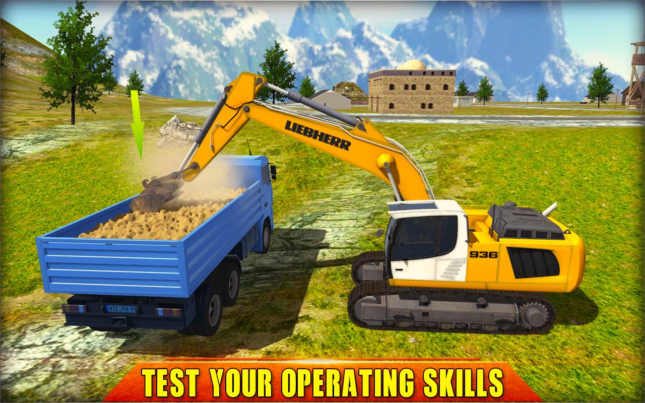 Heavy Excavator Crane Simulator 2018 скачать бесплатно Симуляторы на  Android из каталога RuStore от Apex Fun Games