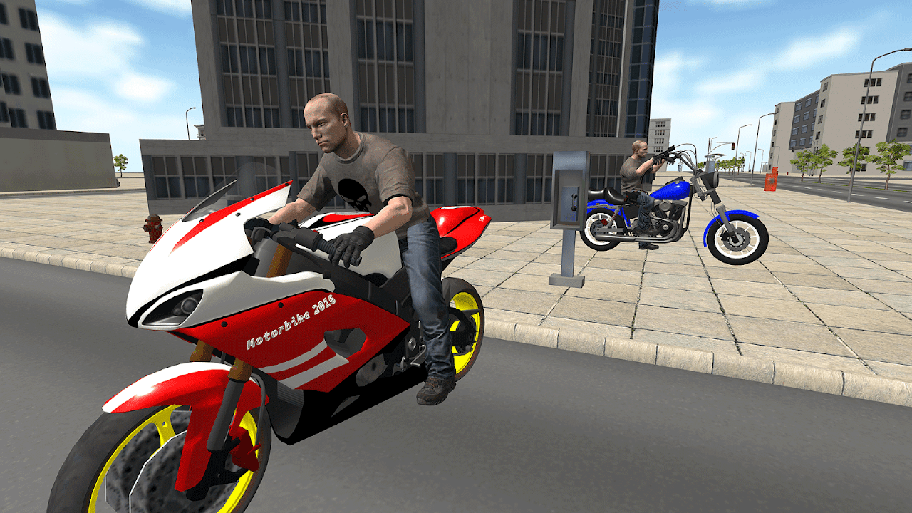 Real us police bike chase in city скачать бесплатно Симуляторы на Android  из каталога RuStore от Moon Star Games Yazilim