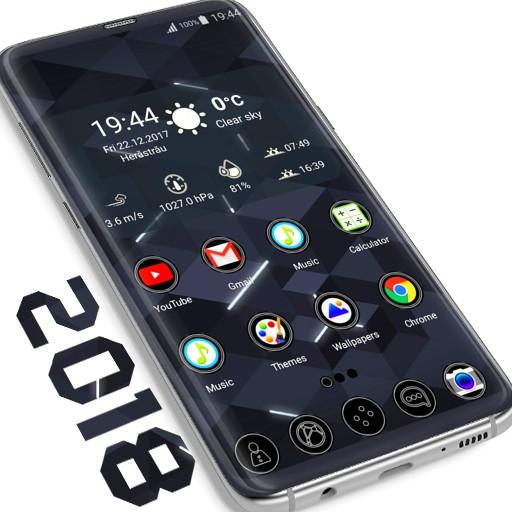 HD Black Launcher — иконка