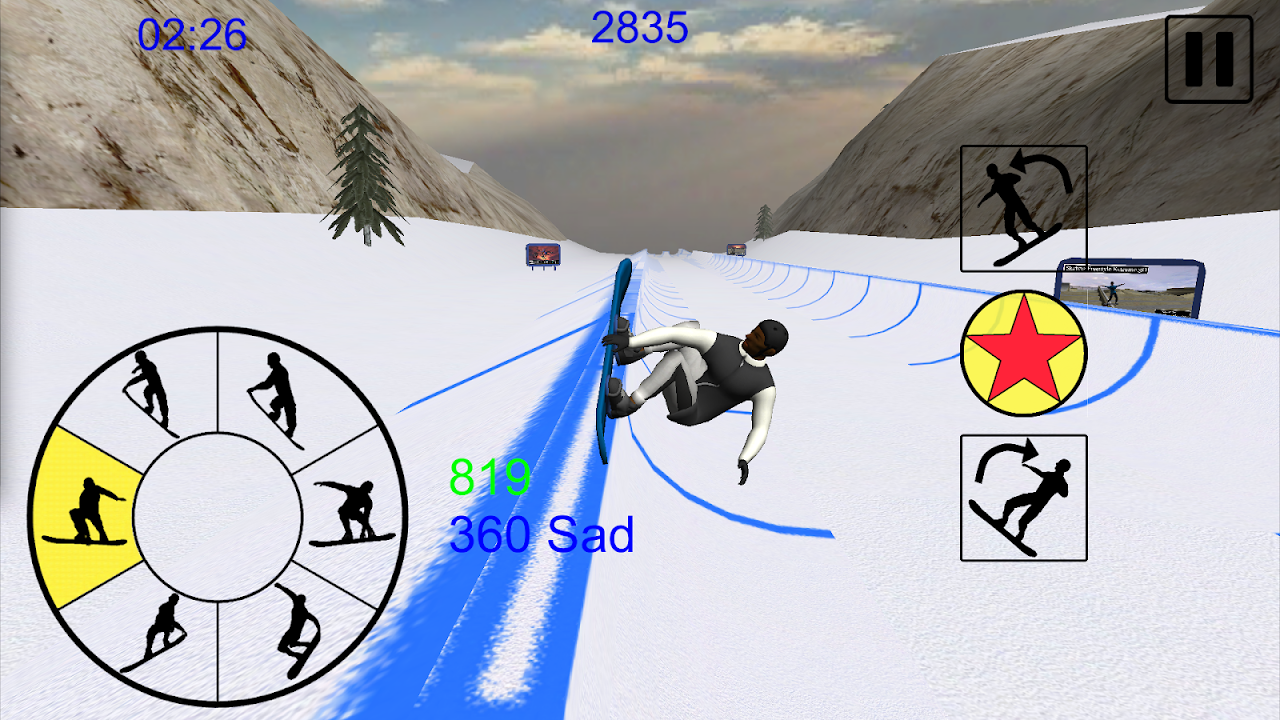 Snowboard Freestyle Mountain скачать бесплатно Симуляторы на Android из  каталога RuStore от EnJen Games