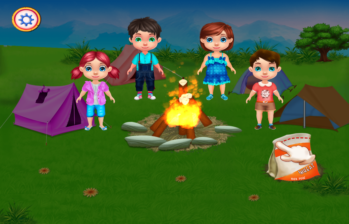 Camping Vacation Kids Games скачать бесплатно Симуляторы на Android из  каталога RuStore от BATOKI