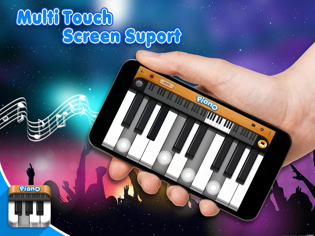 Piano Keyboard - Piano App скачать бесплатно Музыкальные на Android из  каталога RuStore от Expert Games