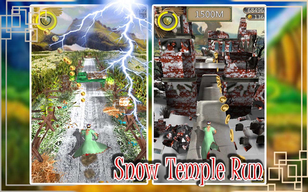 Snow Temple Run скачать бесплатно Экшен на Android из каталога RuStore от  Zuma studio