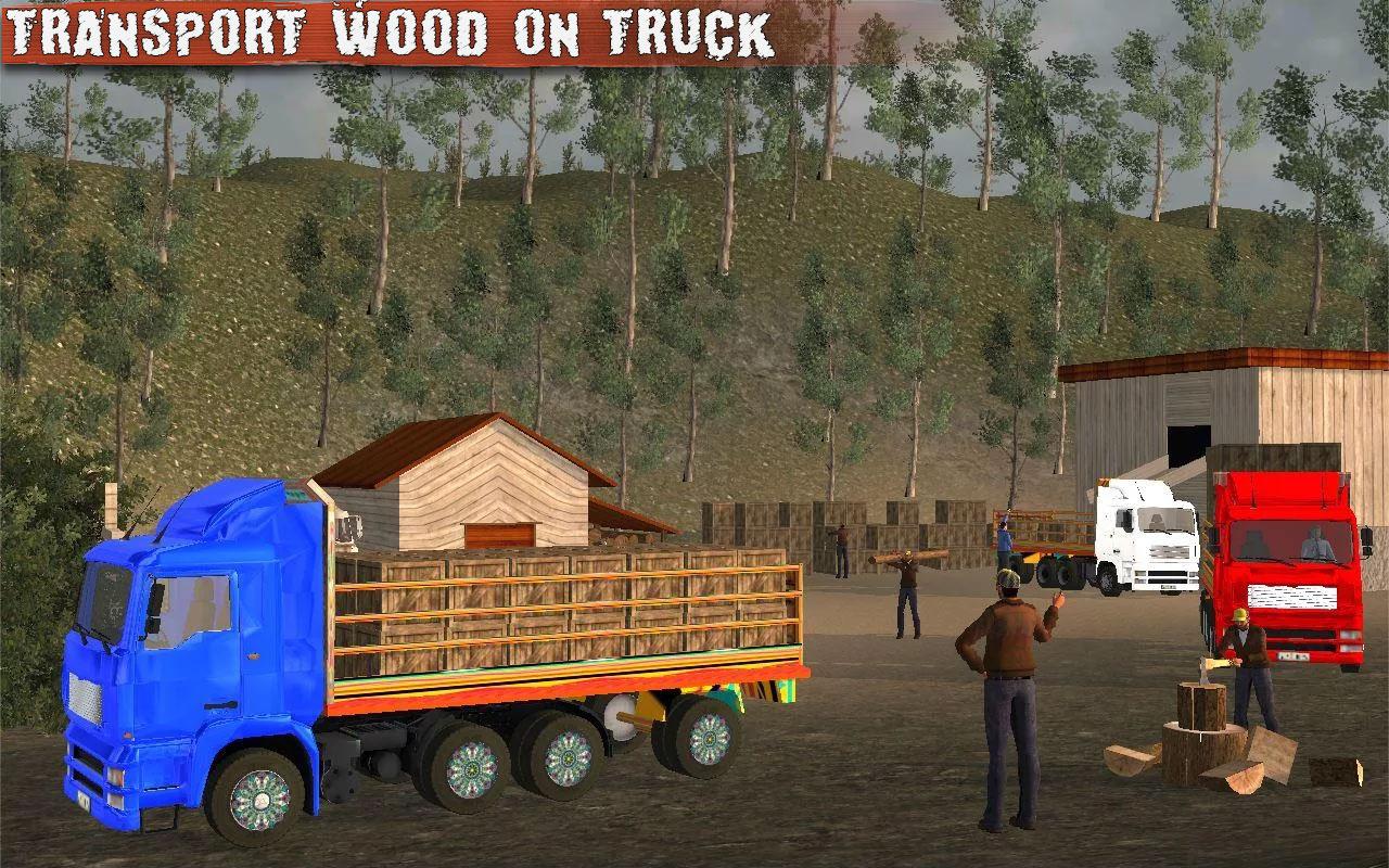 Drive Wood Transporter Truck скачать бесплатно Симуляторы на Android из  каталога RuStore от HATCOM Inc.