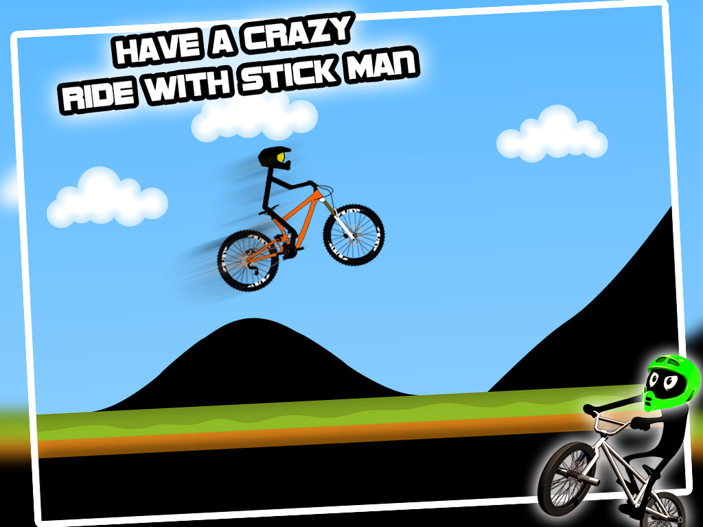 Stick Bike - Stunt Biker скачать бесплатно Аркады на Android из каталога  RuStore от Crazy Cartoons