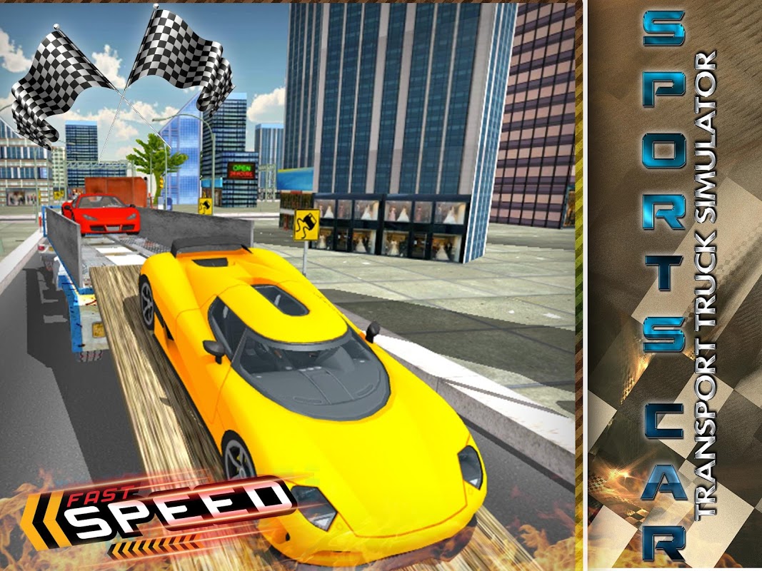 Sports Car Transport Truck Sim скачать бесплатно Гоночные на Android из  каталога RuStore от MegaByte Studios