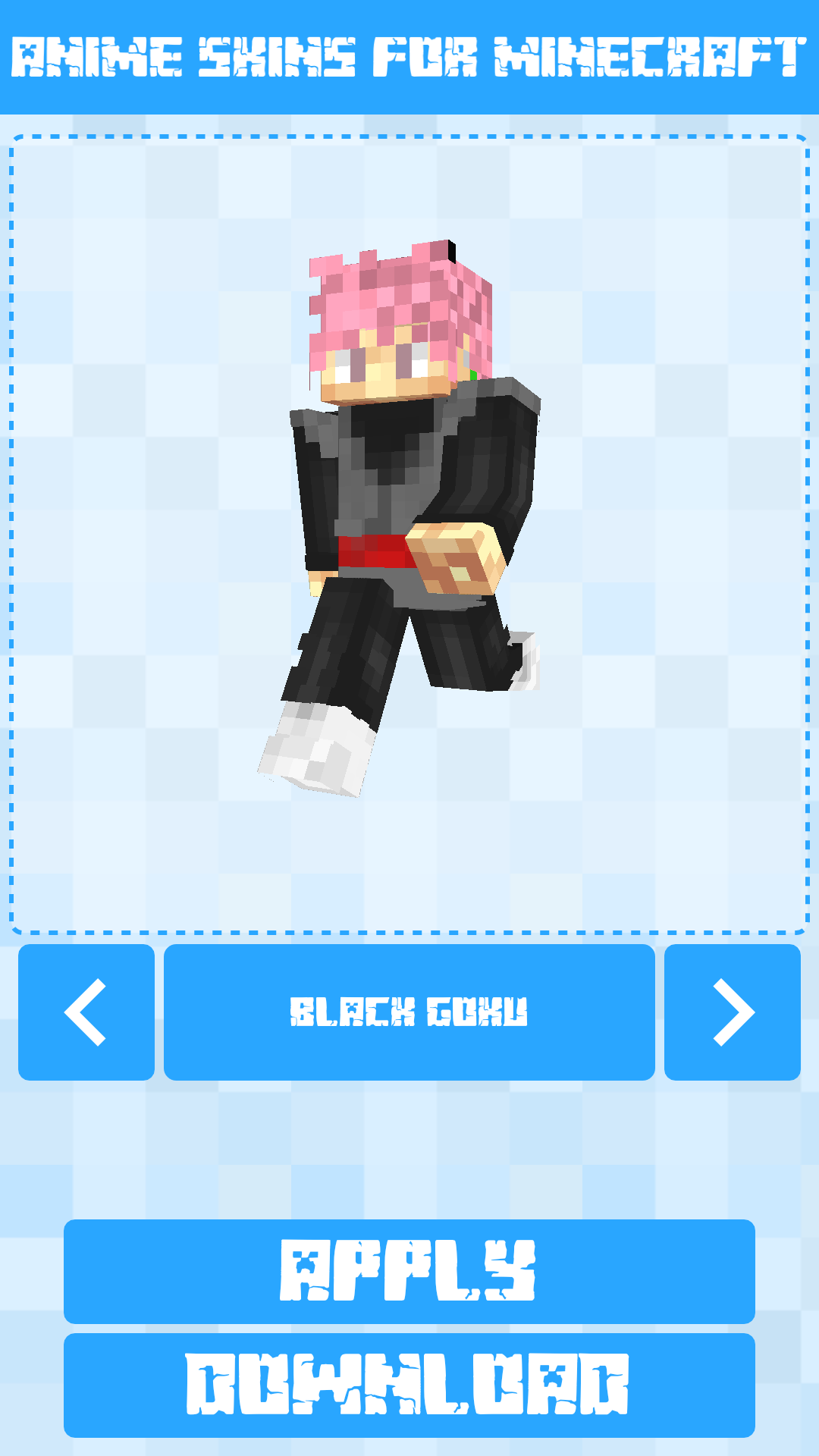 Anime Skins for Minecraft PE скачать бесплатно Утилиты на Android из  каталога RuStore от KlimBo