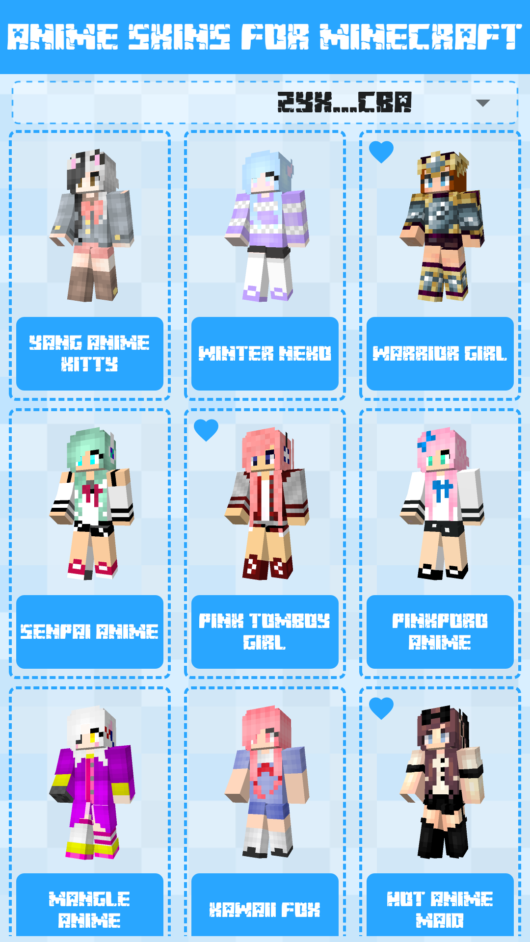 Anime Skins for Minecraft PE скачать бесплатно Утилиты на Android из  каталога RuStore от KlimBo