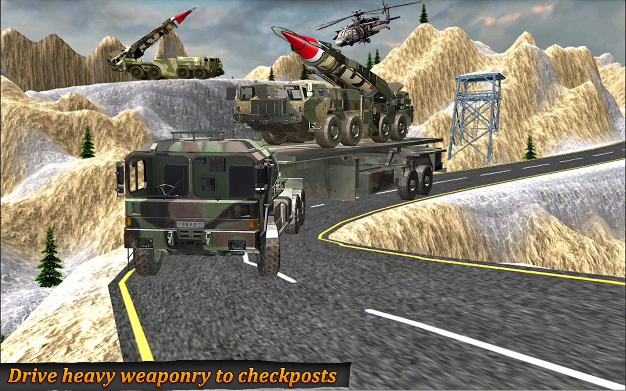 Army Missile Transport Driver скачать бесплатно Симуляторы на Android из  каталога RuStore от HATCOM Inc.