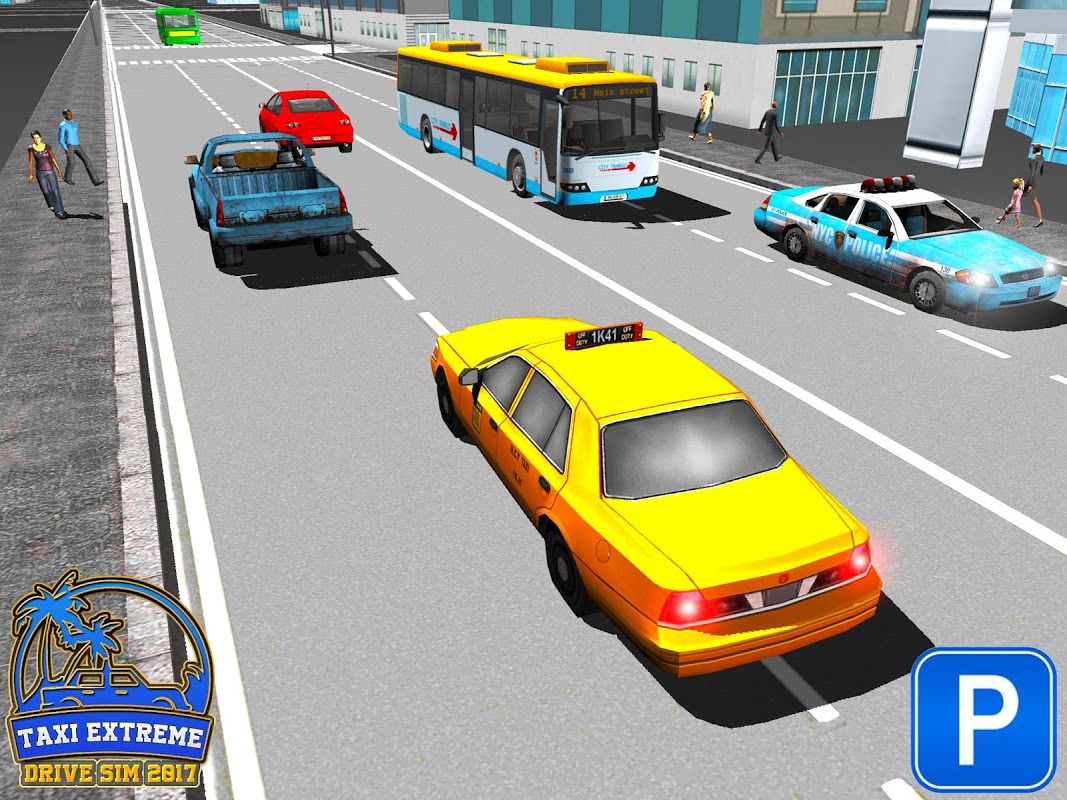 City Taxi Parking Sim 2017 скачать бесплатно Гоночные на Android из  каталога RuStore от greenchillistudios