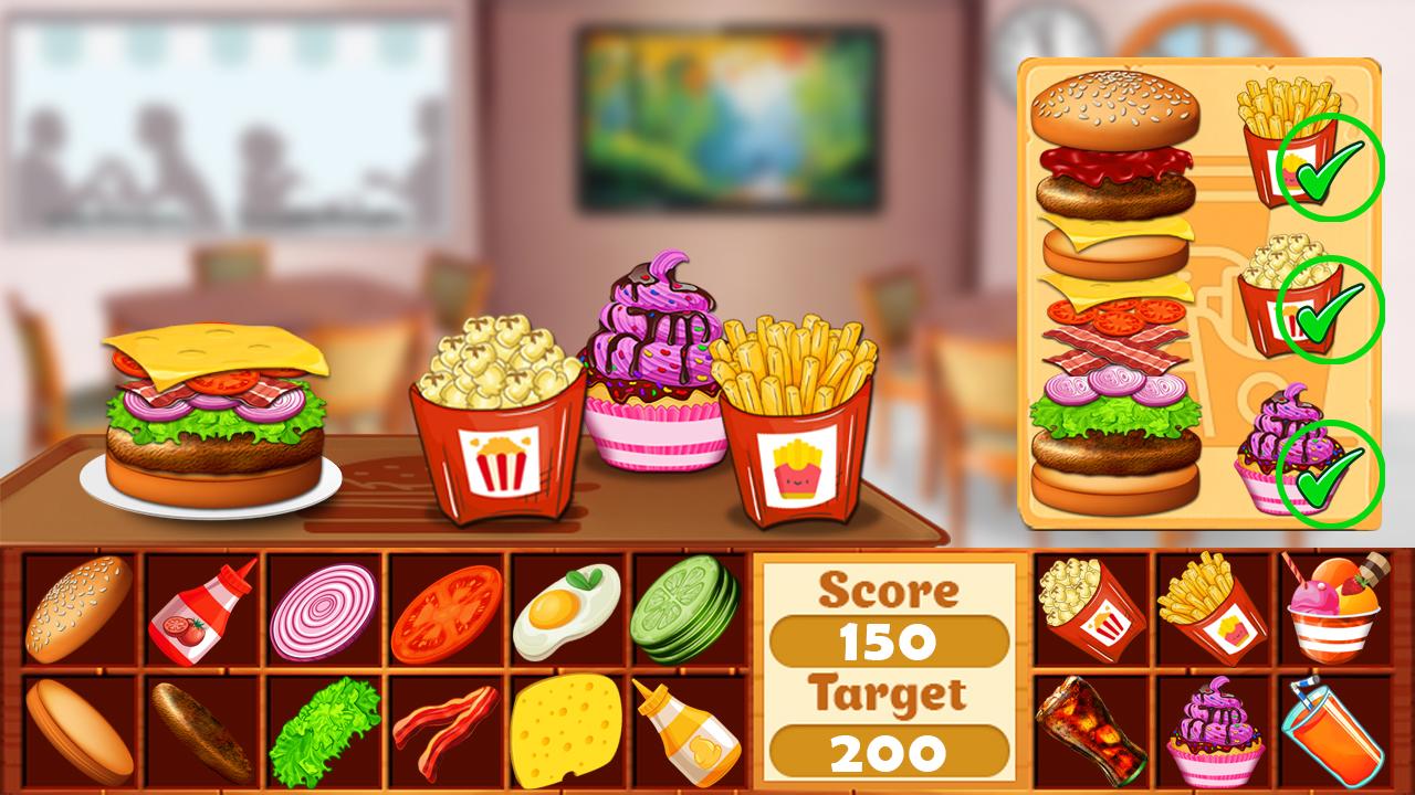 Fast Food Cooking and Restaurant Game скачать бесплатно Симуляторы на  Android из каталога RuStore от Knockout Classic Board Games