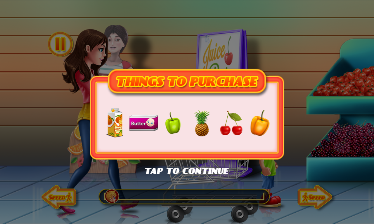 Shopping Game Kids Supermarket скачать бесплатно Симуляторы на Android из  каталога RuStore от romeLab