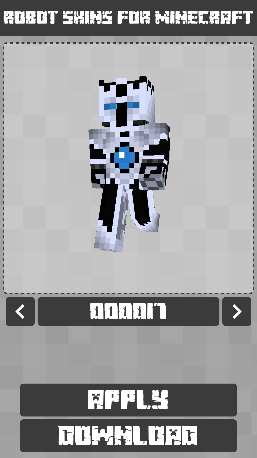 Robot Skins for Minecraft PE скачать бесплатно Утилиты на Android из  каталога RuStore от KlimBo