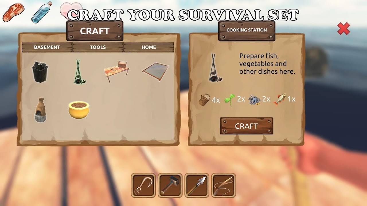 Survival on Raft: Ocean скачать бесплатно Симуляторы на Android из каталога  RuStore от Wiggle Woggle