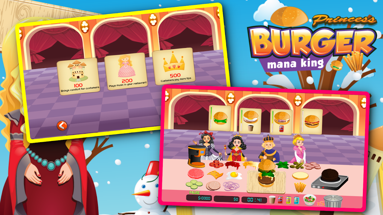 Games Princess Maker Star 2 - Burger And Fast Food скачать бесплатно  Детские на Android из каталога RuStore от Pang Ko Studio