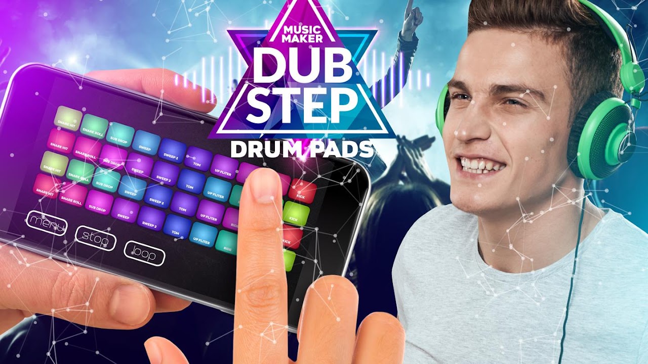 Drum Pad dubstep music maker dj скачать бесплатно Развлечения на Android из  каталога RuStore от Golden factory rabbits