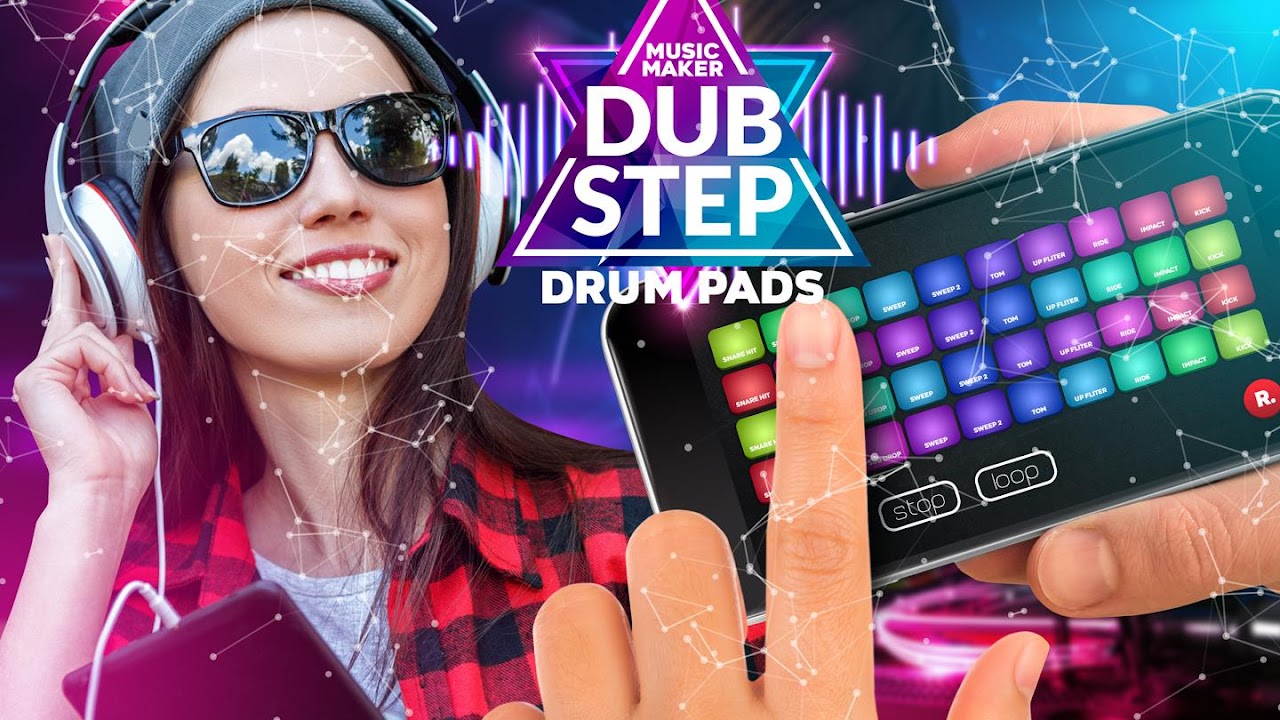 Drum Pad dubstep music maker dj скачать бесплатно Развлечения на Android из  каталога RuStore от Golden factory rabbits