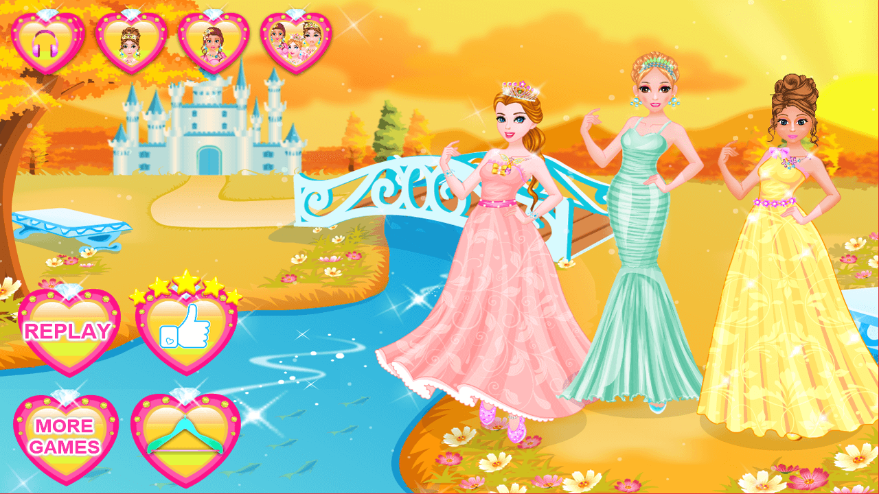 Princess Fashion Salon, Dress Up and Make-Up Game скачать бесплатно Детские  на Android из каталога RuStore от GameKids.pro