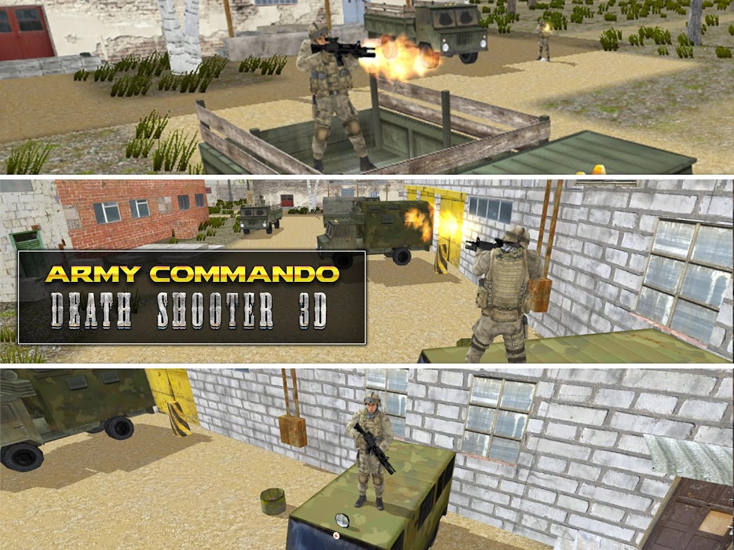 Army Commando Death Shooter 3D скачать бесплатно Шутеры на Android из  каталога RuStore от MegaByte Studios