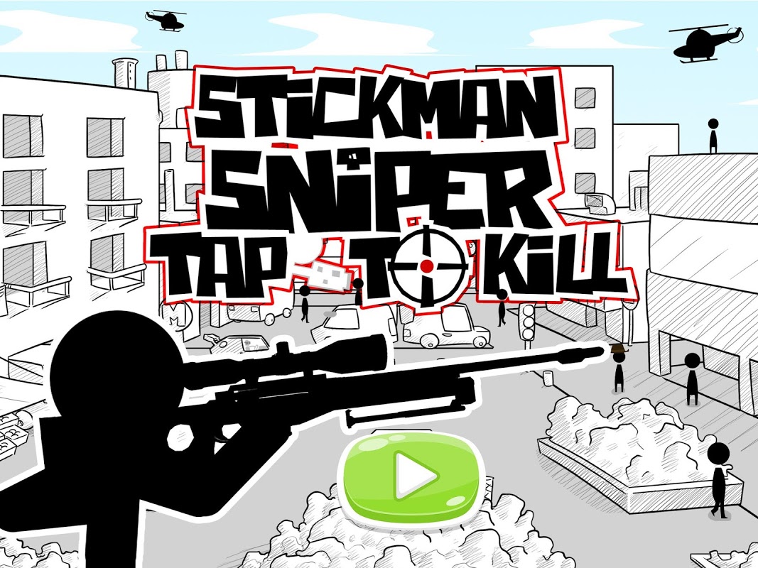 Stickman sniper : Tap to kill скачать бесплатно Шутеры на Android из  каталога RuStore от Stephane Herve