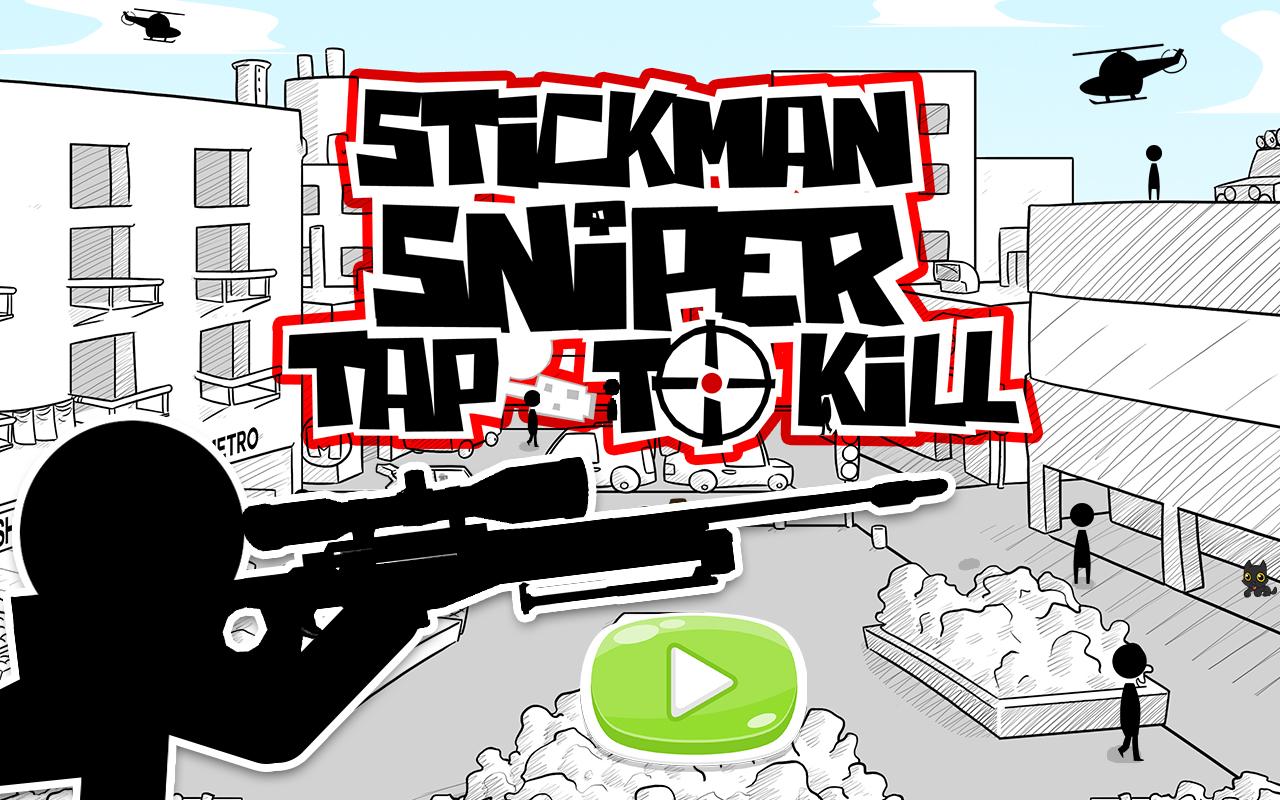 Stickman sniper : Tap to kill скачать бесплатно Шутеры на Android из  каталога RuStore от Stephane Herve