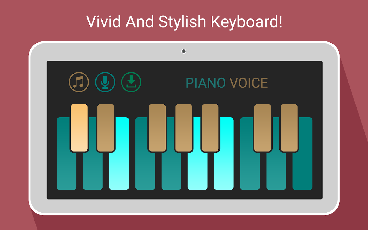 Piano Voice - Запиши и сыграй! скачать бесплатно Музыкальные на Android из  каталога RuStore от AGM Instruments