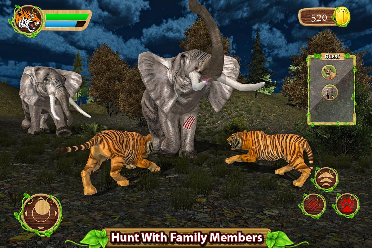 Furious Tiger Simulator скачать бесплатно Симуляторы на Android из каталога  RuStore от Tap 2 Simulate - Wild Animals Simulators