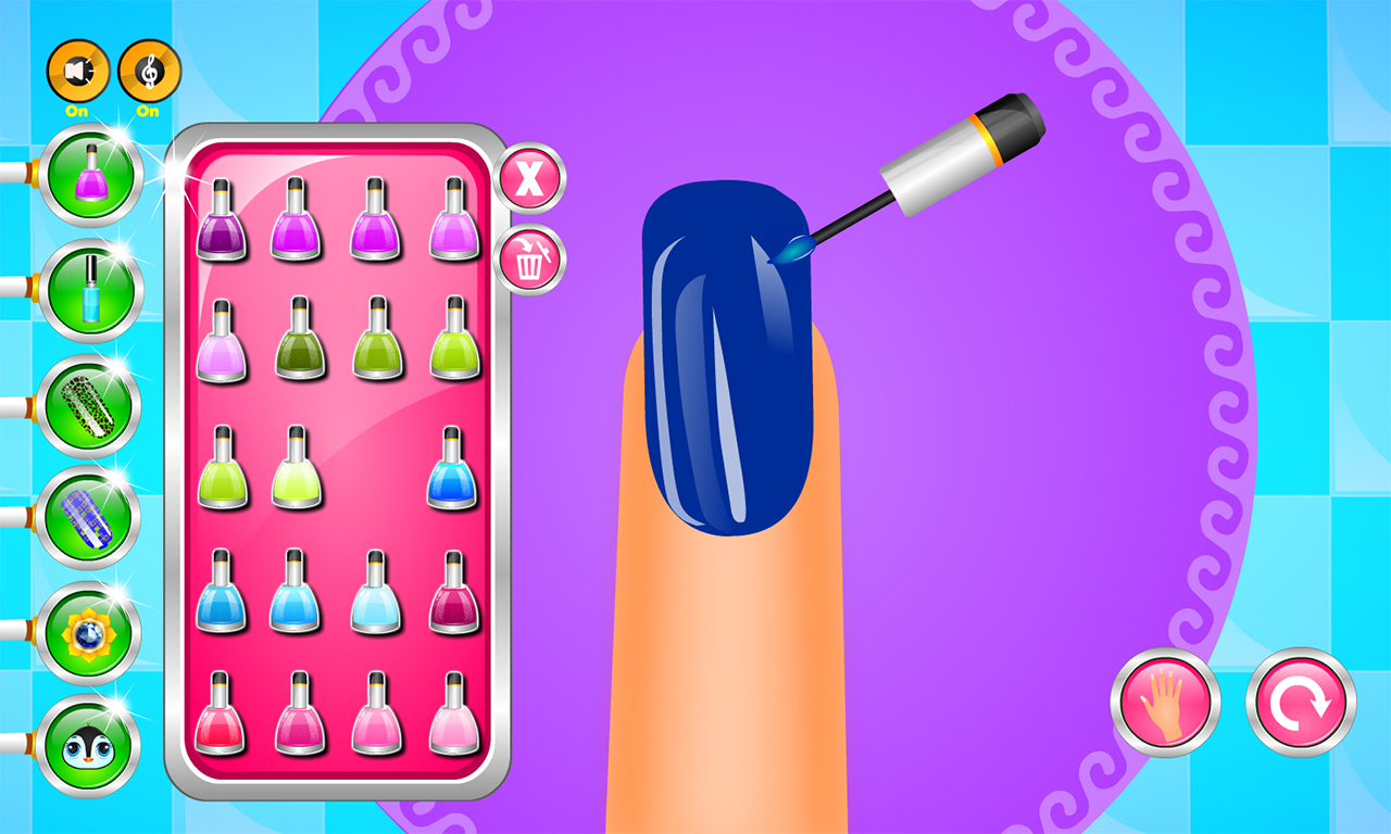 Shiny Nail Salon скачать бесплатно Детские на Android из каталога RuStore  от GameKids.pro