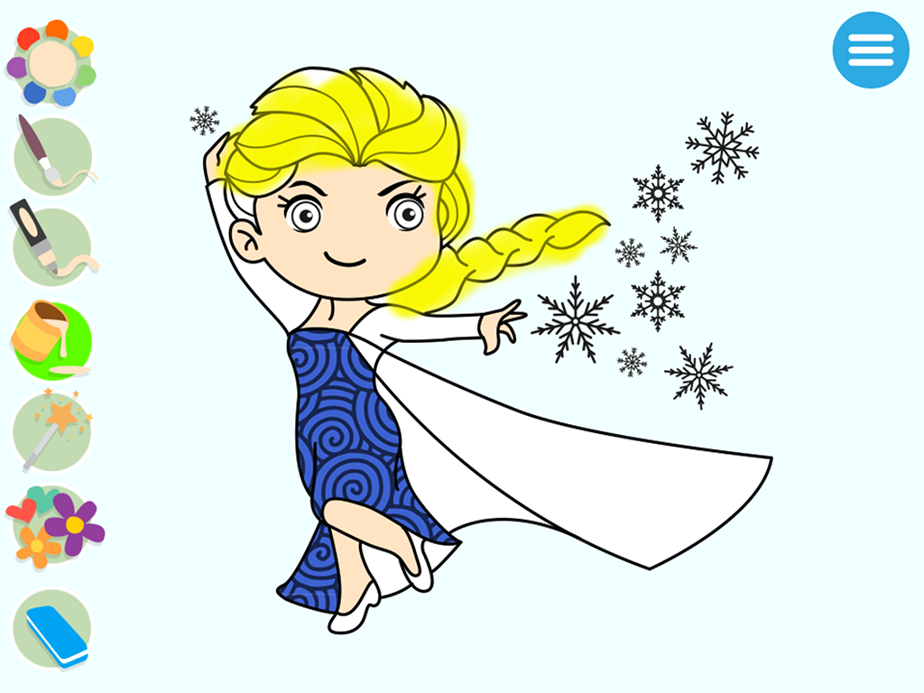 Kids Princess Coloring Book скачать бесплатно Детские на Android из  каталога RuStore от Sikander