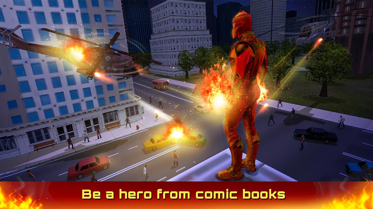 Fire Blaze Vice Town Superhero Simulator скачать бесплатно Экшен на Android  из каталога RuStore от Assassin Revenge