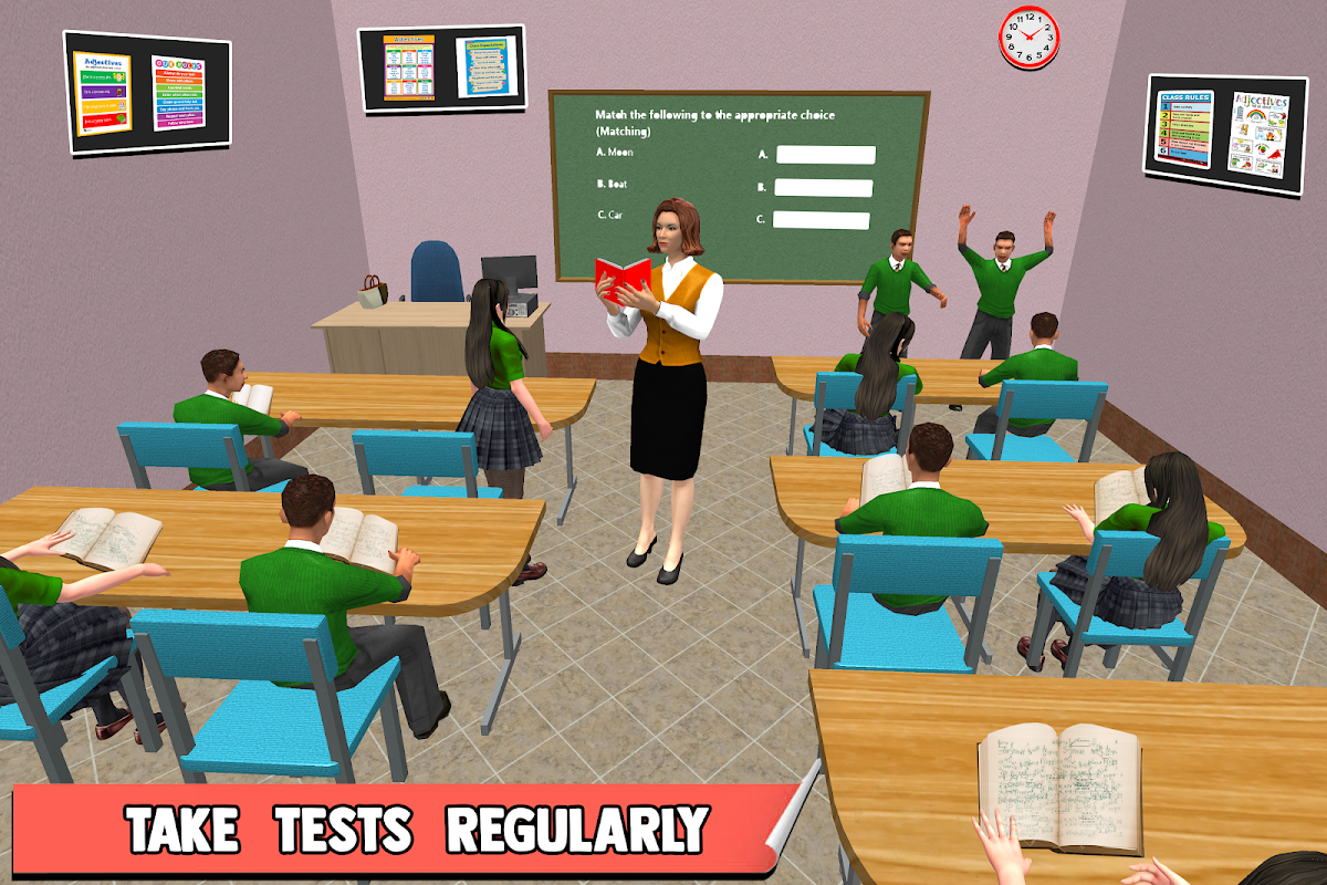 High School Teacher Simulator: Virtual School Life скачать бесплатно  Детские на Android из каталога RuStore от brainlessmagicians@gmail.com