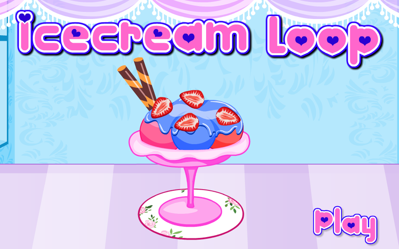 Decoration Game-Ice Cream Loop скачать бесплатно Казуальные на Android из  каталога RuStore от Quicksailor