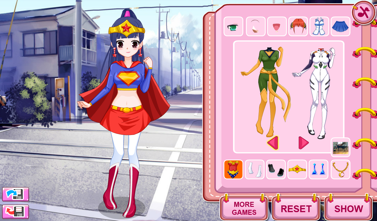 Cosplay Girls, Anime Dress Up Game скачать бесплатно Детские на Android из  каталога RuStore от bweb media