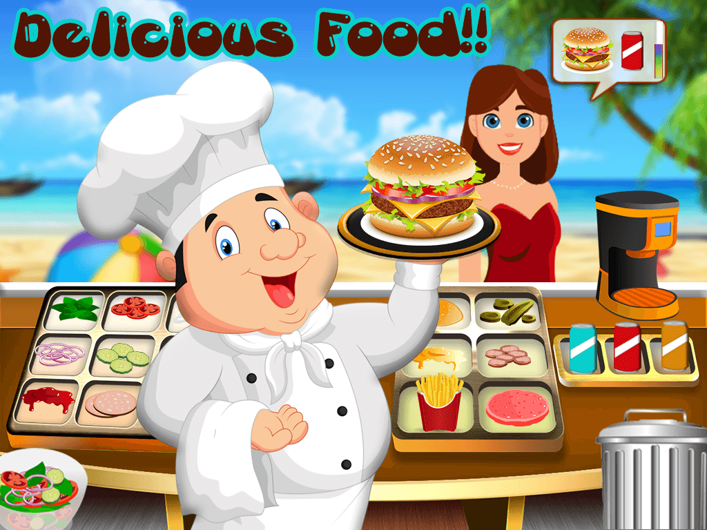 Burger Shop Restaurant : Burger Maker Cooking Game скачать бесплатно  Казуальные на Android из каталога RuStore от freebabygames5