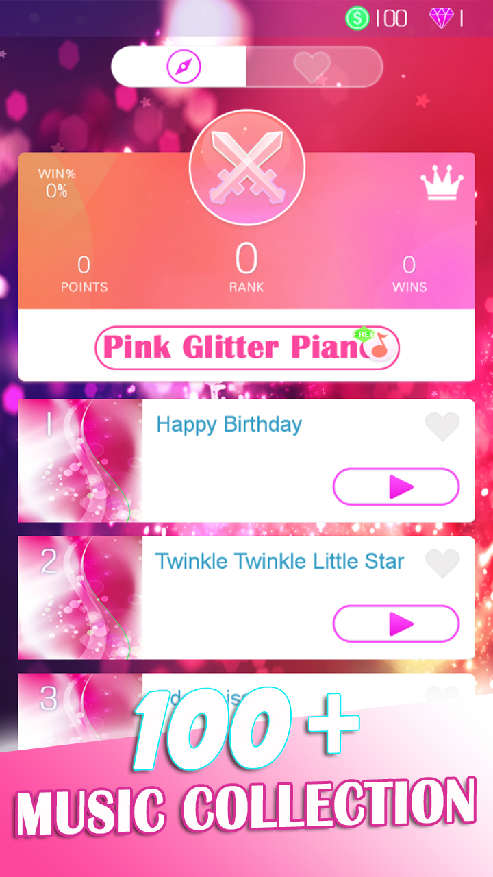 Pink Cute Piano Tiles скачать бесплатно Музыкальные на Android из каталога  RuStore от Ama Zonz