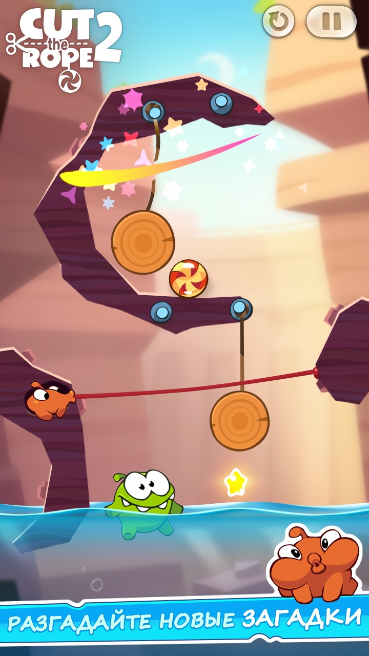 Cut the Rope 2: Полный доступ в каталоге RuStore