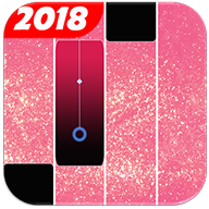 Piano Tiles Pink Glitter — Пианино