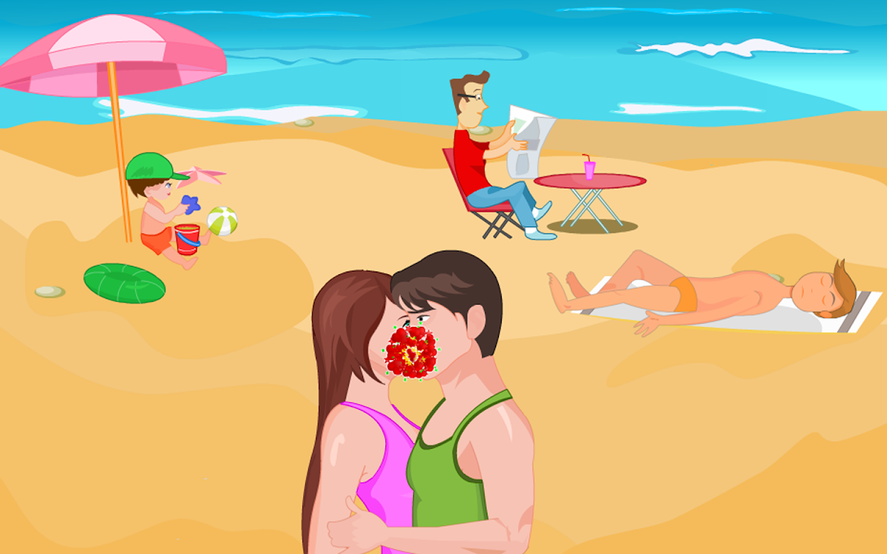 Kissing Game-Beach Couple Fun скачать бесплатно Казуальные на Android из  каталога RuStore от Quicksailor