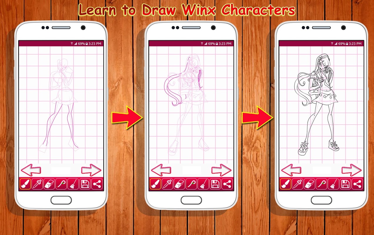 Learn to Draw Winx скачать бесплатно Детские на Android из каталога RuStore  от Buzz Apps Club