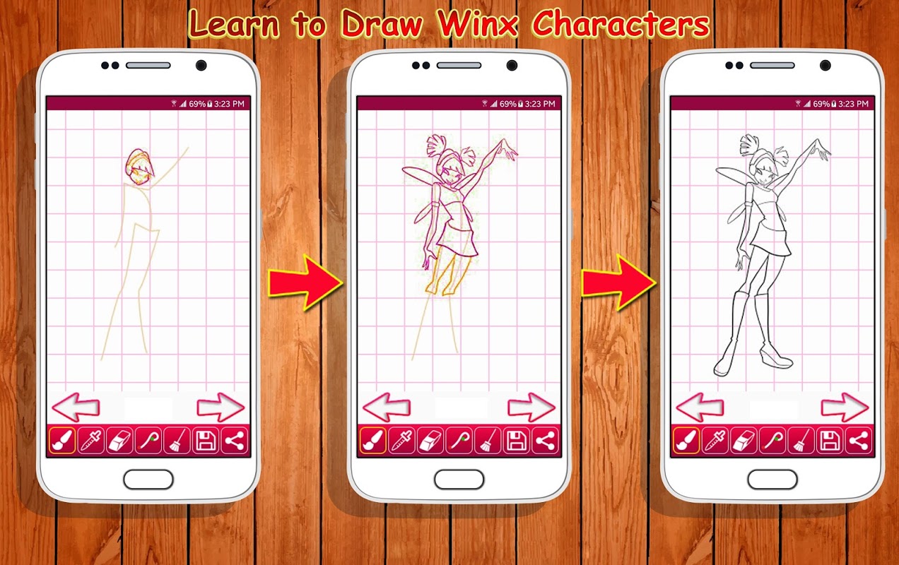 Learn to Draw Winx скачать бесплатно Детские на Android из каталога RuStore  от Buzz Apps Club