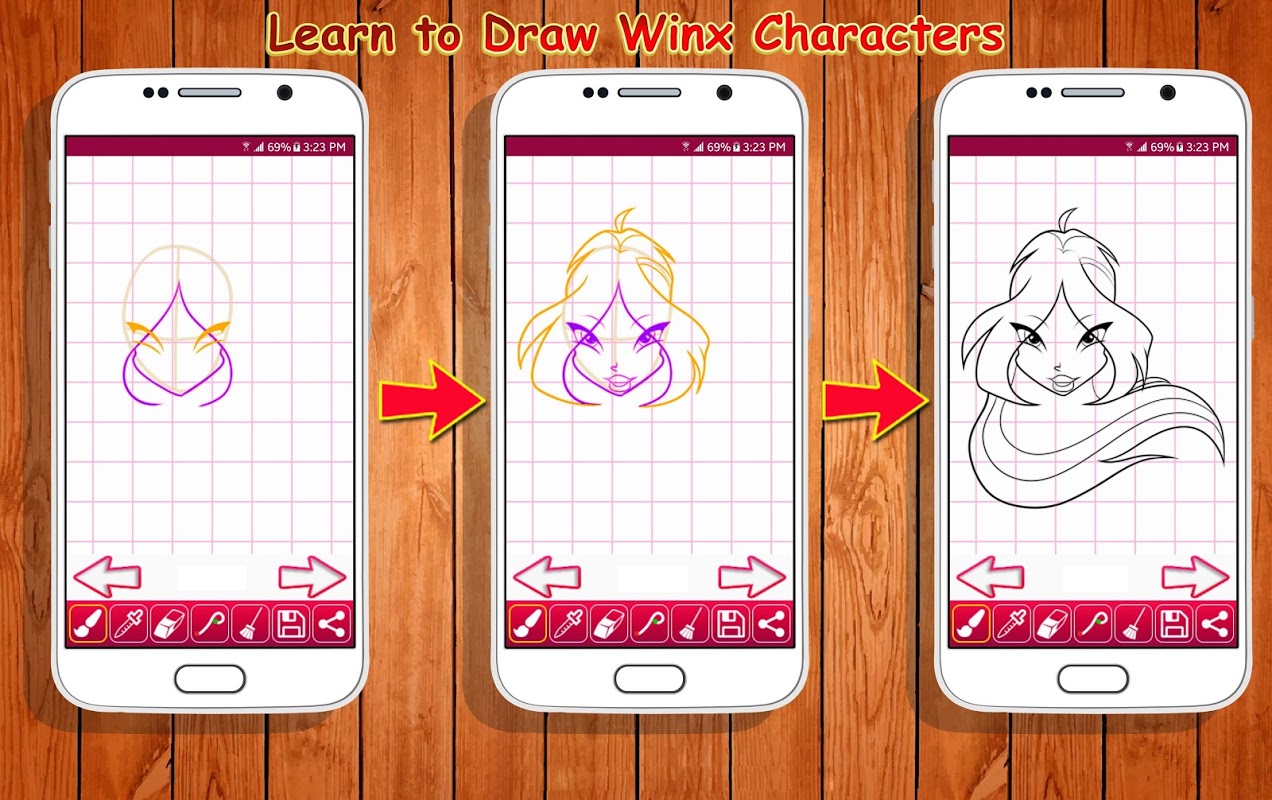 Learn to Draw Winx скачать бесплатно Детские на Android из каталога RuStore  от Buzz Apps Club