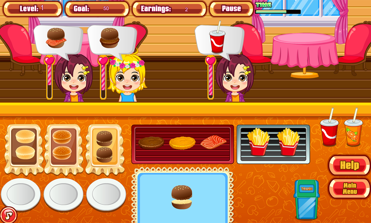 Burger Shop Maker скачать бесплатно Детские на Android из каталога RuStore  от bweb media