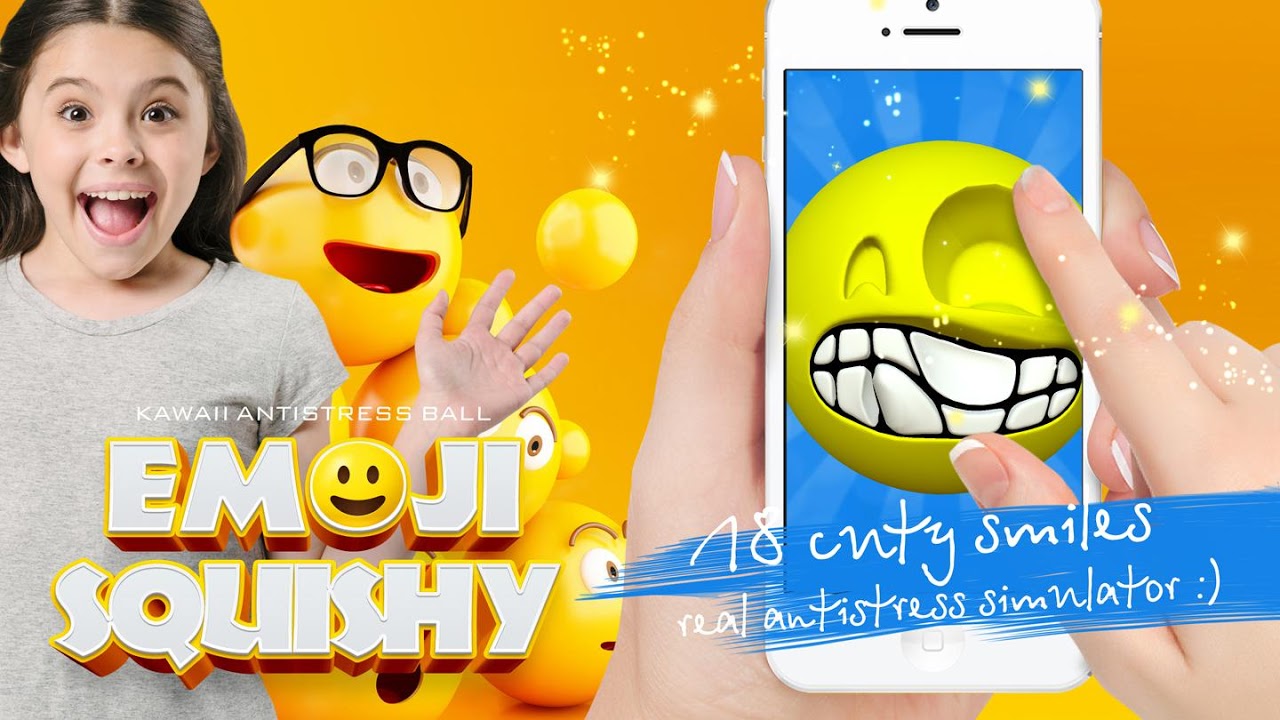 Squishy emoji smile kawaii antistress ball скачать бесплатно Казуальные на  Android из каталога RuStore от ODVgroup