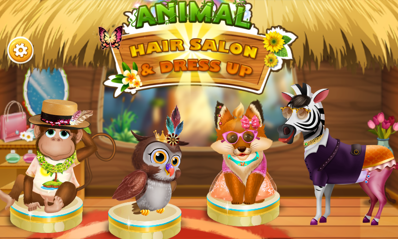 Animal Hair Salon & Dress Up скачать бесплатно Детские на Android из  каталога RuStore от BATOKI - Apps for Toddlers and Kids